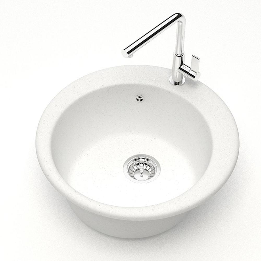 Мойка мат. J30G31 Виктори (белый) Glanz 22356 Мойка мат. J30G31 Виктори (белый) Glanz 22356
