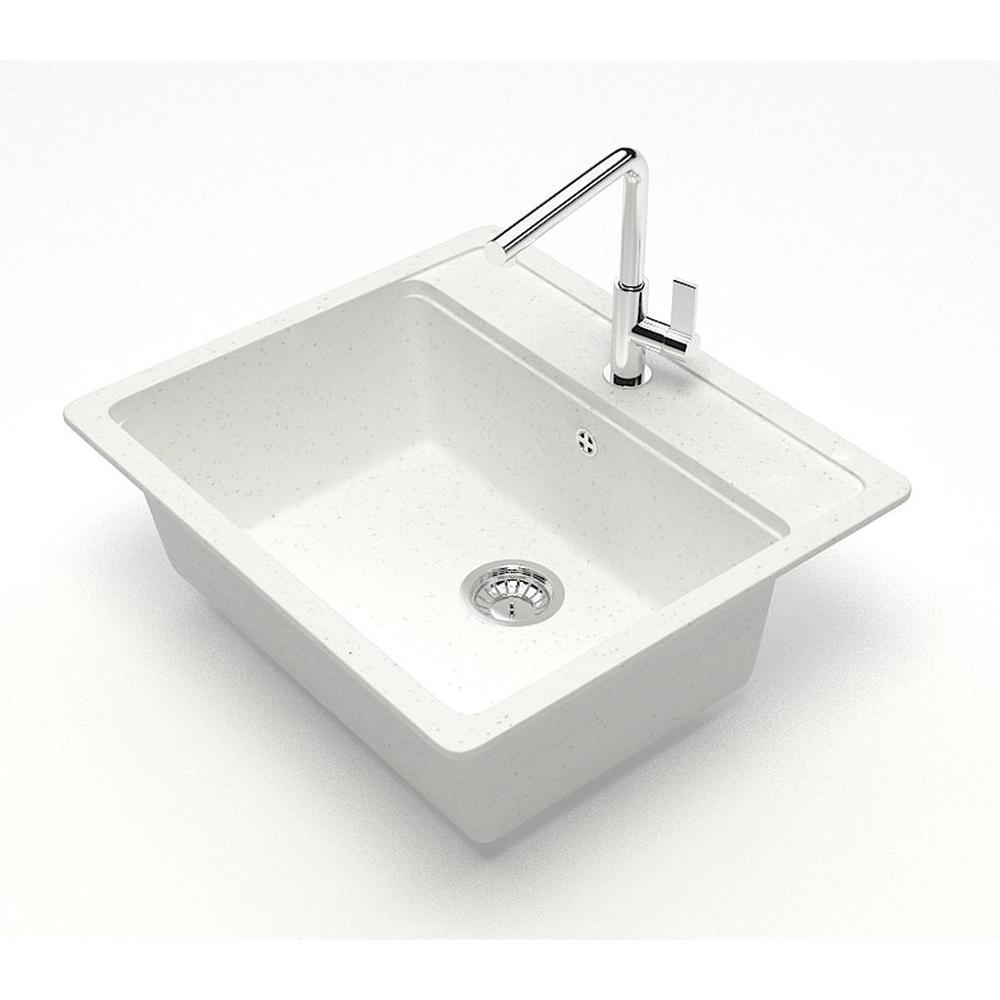 Мойка мат. J9G31 Джекки (белый) Glanz 22351 Мойка мат. J9G31 Джекки (белый) Glanz 22351