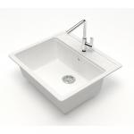 Мойка мат. J9G31 Джекки (белый) Glanz 22351 Мойка мат. J9G31 Джекки (белый) Glanz 22351