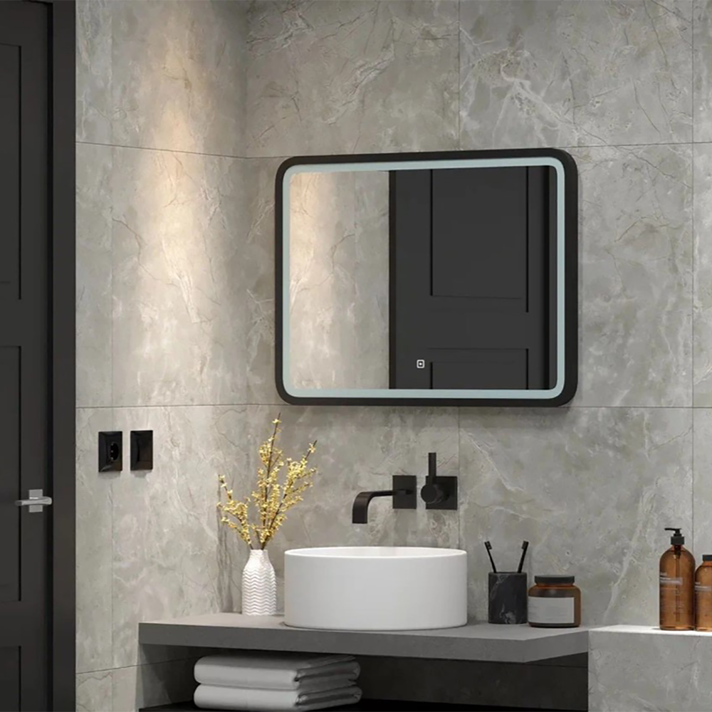 Зеркало "Enjoy Black" 60х80 LED 26879 Зеркало "Enjoy Black" 60х80 LED 26879