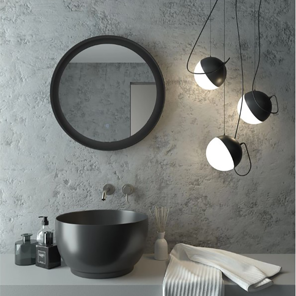 Зеркало "Planet Black" D70 LED 25795 Зеркало "Planet Black" D70 LED 25795