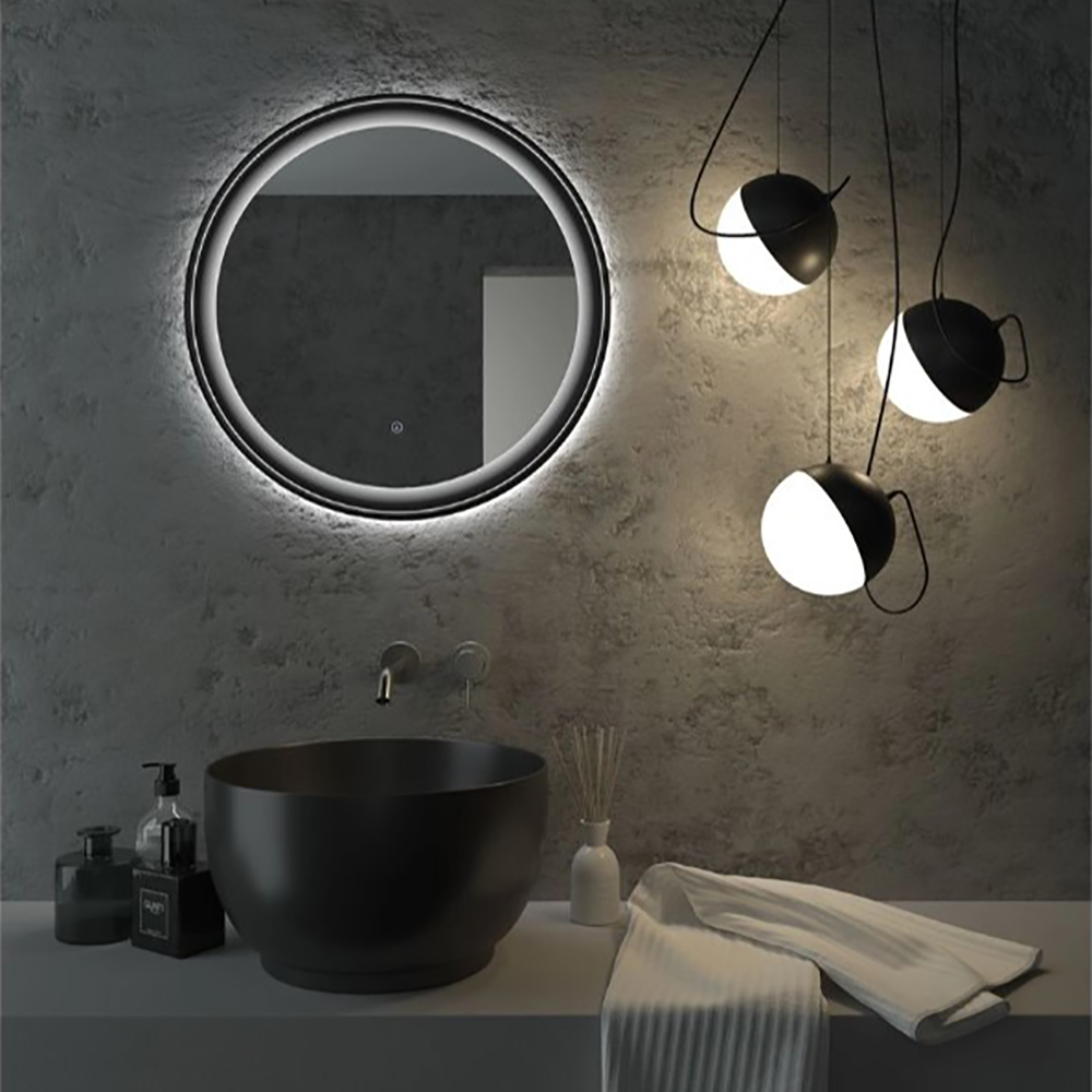 Зеркало "Planet Black" D80 LED 26820 Зеркало "Planet Black" D80 LED 26820