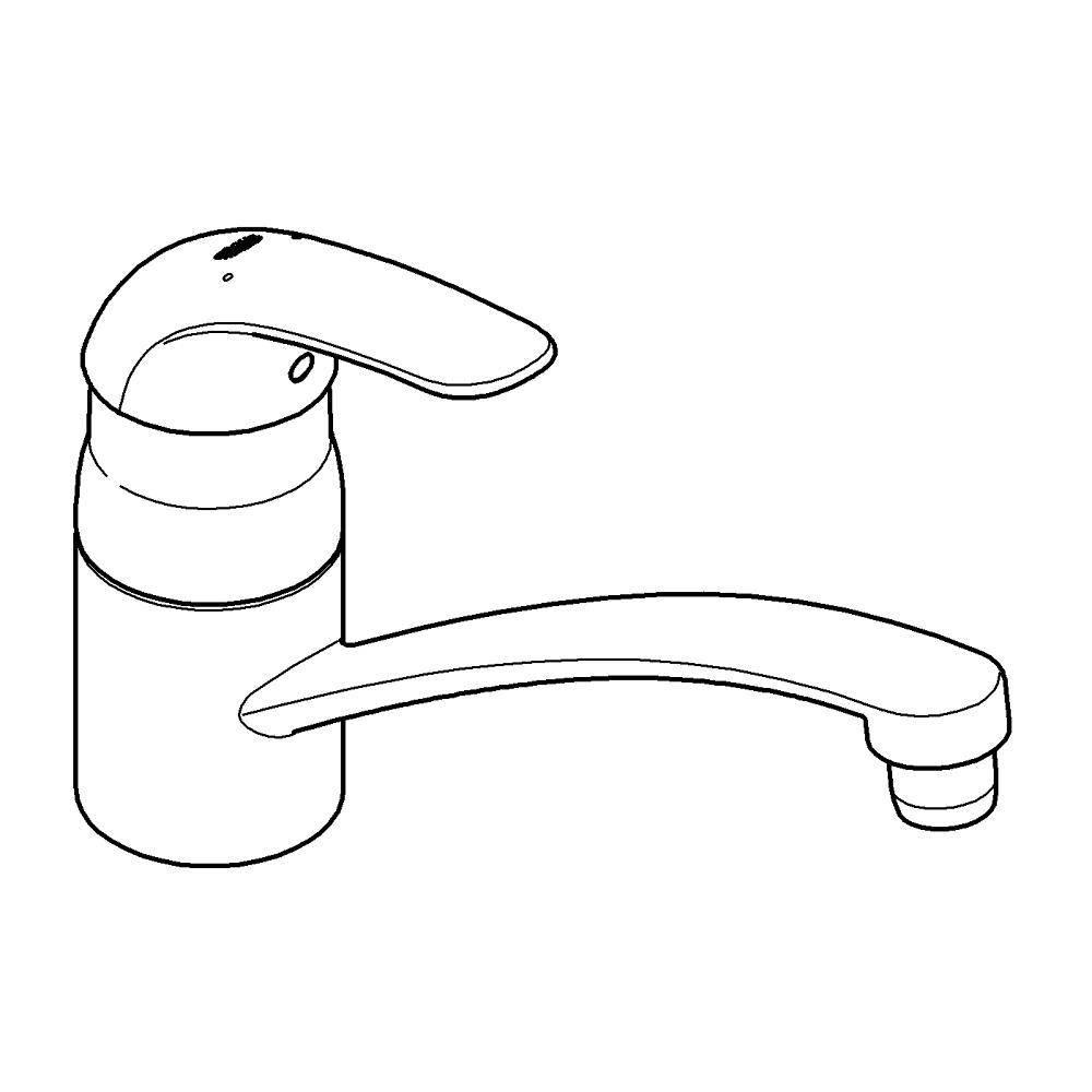 Фото 3 Смеситель для мойки 32750000 GROHE Euroeco 15343 Фото 3 Смеситель для мойки 32750000 GROHE Euroeco 15343