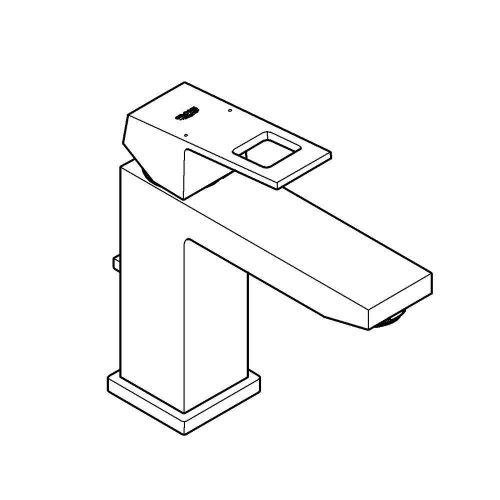 Фото 7 Смеситель для раковины 23445000 GROHE Eurocube средний излив 20984 Фото 7 Смеситель для раковины 23445000 GROHE Eurocube средний излив 20984