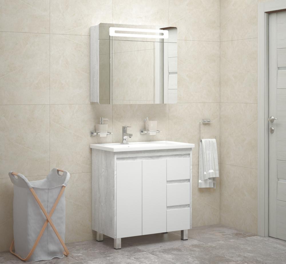 Фото 4 Зеркало-шкаф "Остин 80С" пайн 14144 Фото 4 Зеркало-шкаф "Остин 80С" пайн 14144