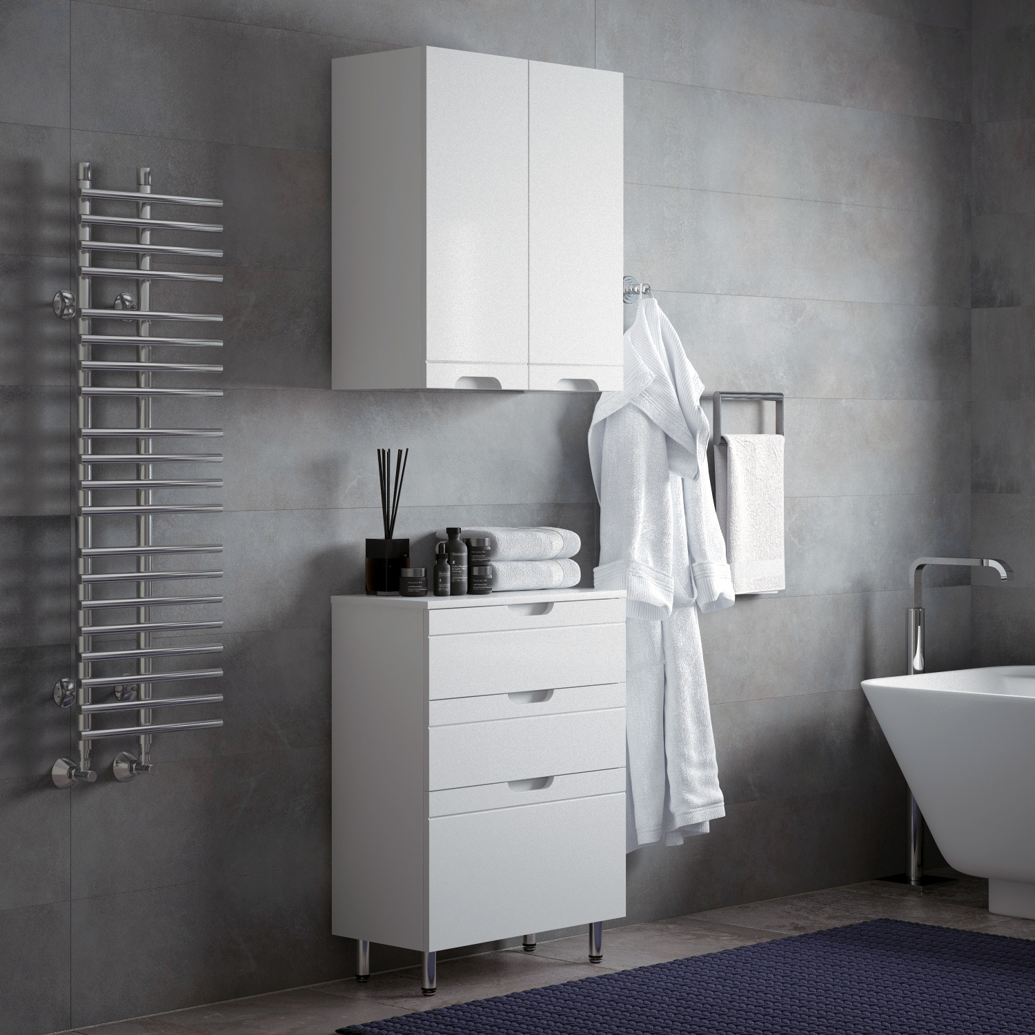 Лея 60 шкаф+комод