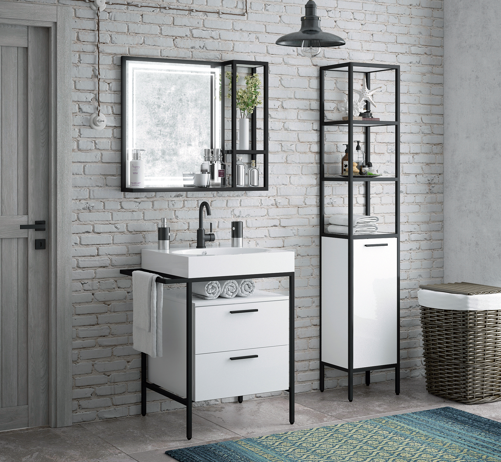 Айова 60 черно-белый